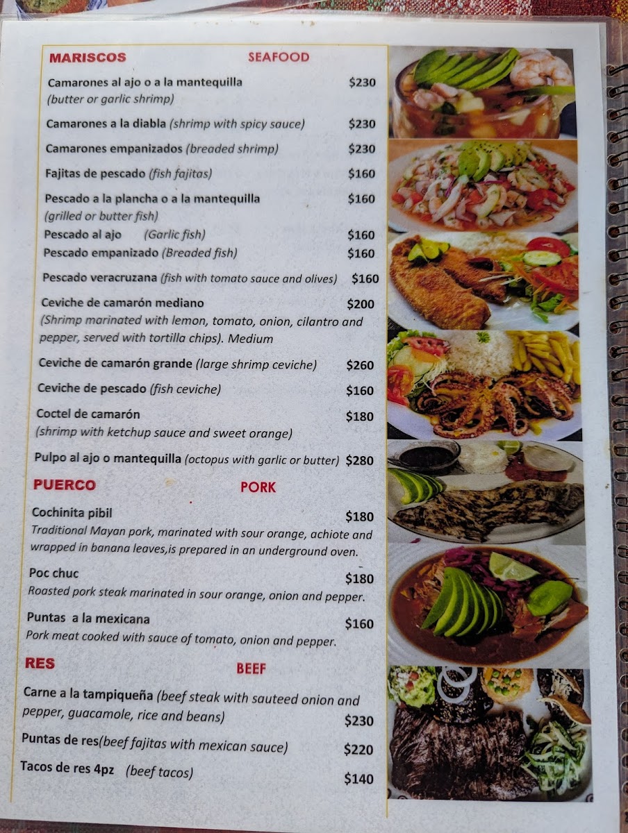 Chile Picante Menu - Image 2