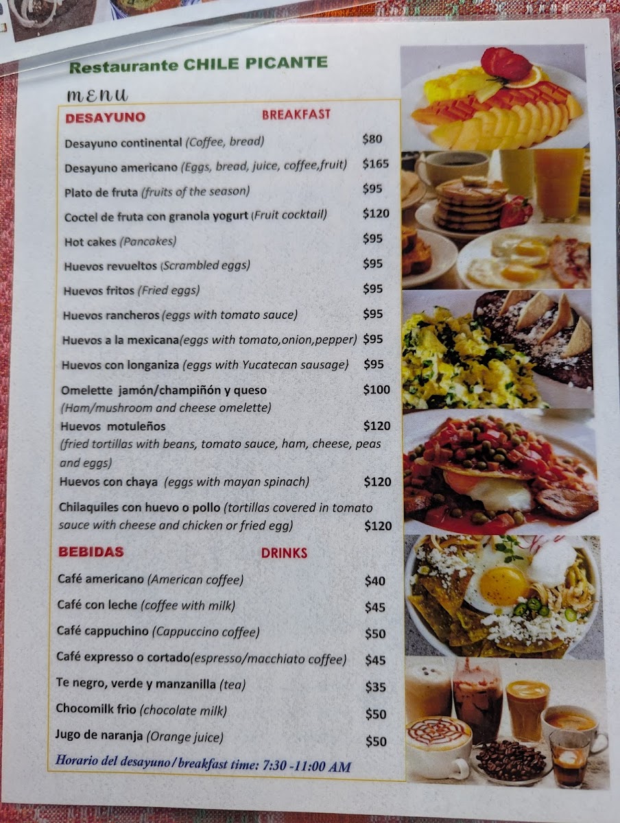 Chile Picante Menu - Image 6